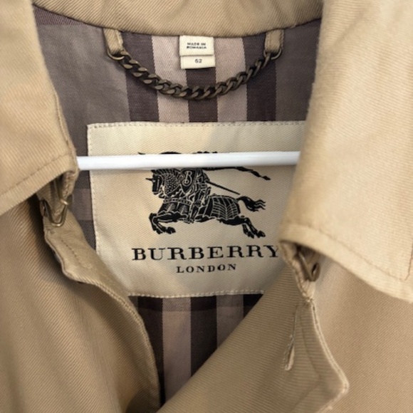 Auth. Burberry London Men Trench Coat 🧥 52EU/44US - Picture 7 of 11